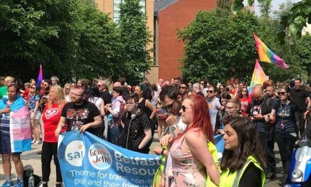 Non-binary intersex crowd northern ireland